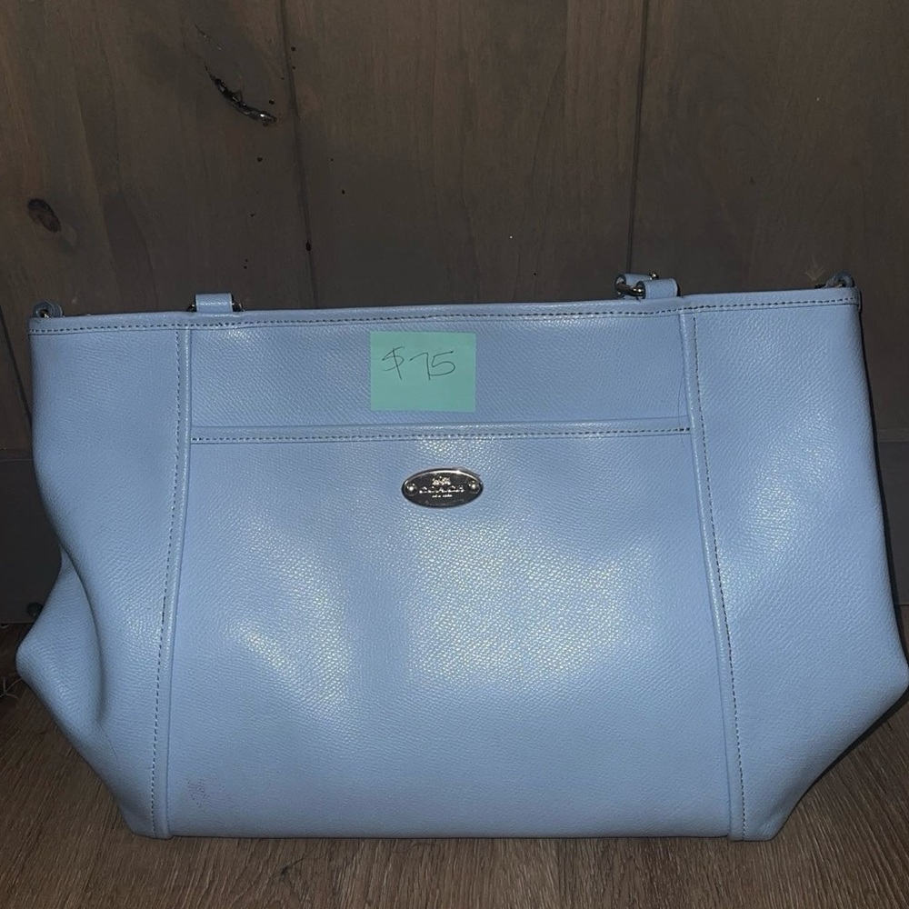 Light Blue Coach Purse
